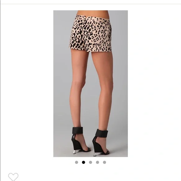 Tibi Cheetah Print Shorts 4 NWOT